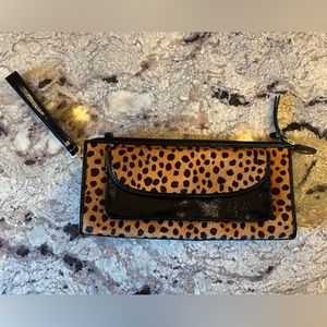 Talbots Cheetah Print Clutch